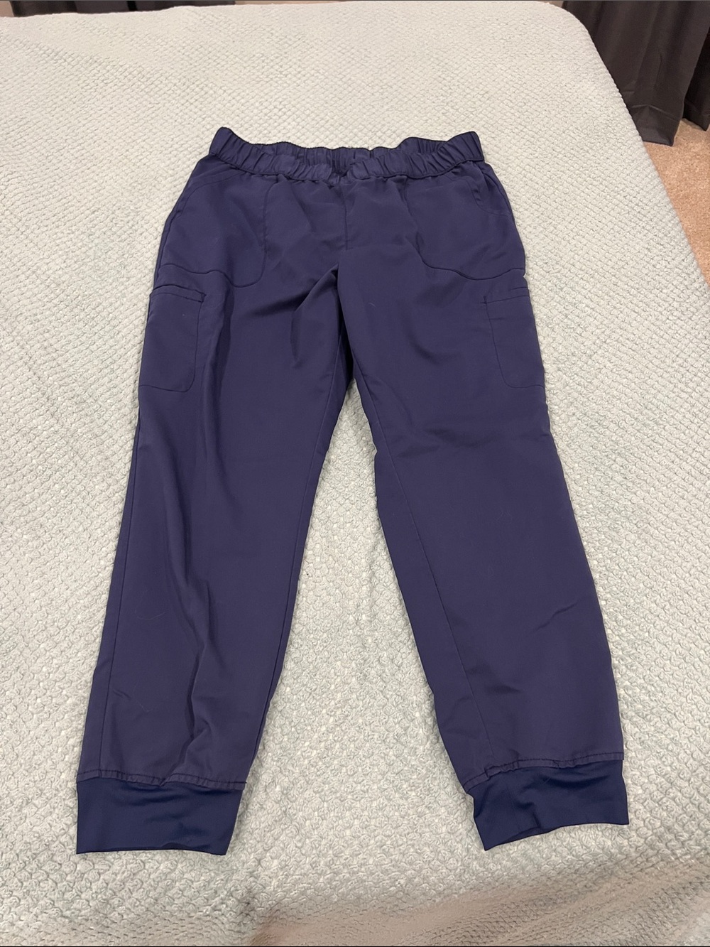 Scrubstar Navy Elastic-Waist Jogger Pants